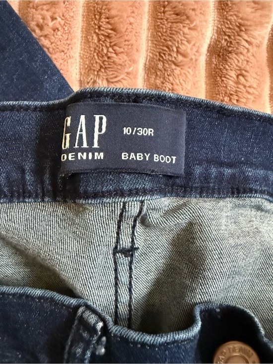 GAP Denim - GAP Men's Baby Boot Jeans in Dark Blue Denim